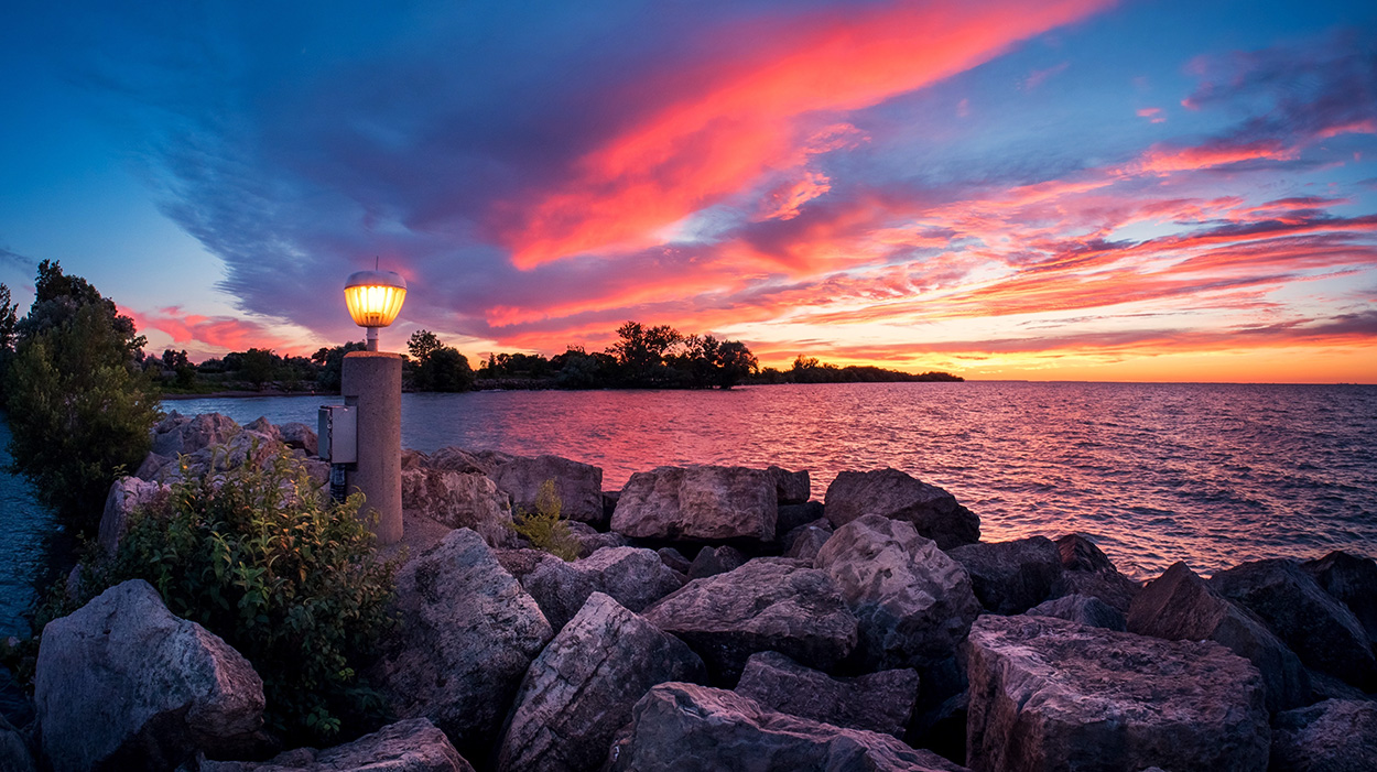 Sunset in Niagara-on-the-Lake